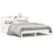 vidaXL Bed Frame without Mattress White 140x190 cm Solid Wood Pine