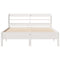 vidaXL Bed Frame without Mattress White 140x190 cm Solid Wood Pine