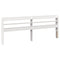 vidaXL Bed Frame without Mattress White 140x190 cm Solid Wood Pine