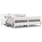 vidaXL Bed Frame without Mattress White 200x200 cm Solid Wood Pine