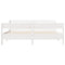 vidaXL Bed Frame without Mattress White 200x200 cm Solid Wood Pine