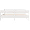 vidaXL Bed Frame without Mattress White 180x200 cm Super King Solid Wood Pine