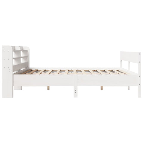 vidaXL Bed Frame without Mattress White 180x200 cm Super King Solid Wood Pine