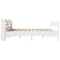 vidaXL Bed Frame without Mattress White 180x200 cm Super King Solid Wood Pine
