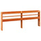 vidaXL Bed Frame without Mattress Wax Brown 180x200 cm Super King Solid Wood Pine