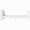vidaXL Bed Frame without Mattress White 100x200 cm Solid Wood Pine
