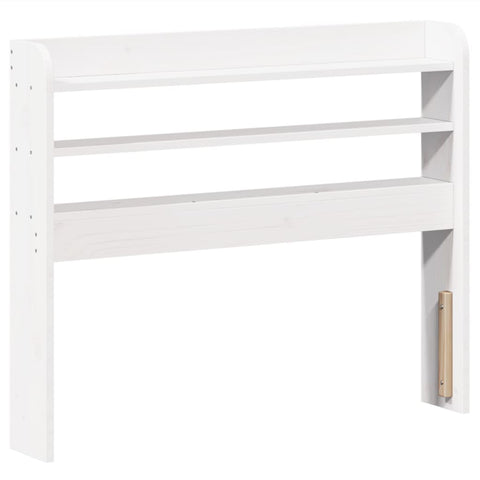 vidaXL Bed Frame without Mattress White 100x200 cm Solid Wood Pine