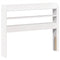 vidaXL Bed Frame without Mattress White 100x200 cm Solid Wood Pine