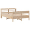 vidaXL Bed Frame without Mattress 120x190 cm Small Double Solid Wood Pine