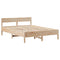 vidaXL Bed Frame without Mattress 120x190 cm Small Double Solid Wood Pine