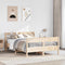 vidaXL Bed Frame without Mattress 120x190 cm Small Double Solid Wood Pine