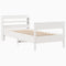 vidaXL Bed Frame without Mattress White 90x190 cm Single Solid Wood Pine