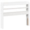 vidaXL Bed Frame without Mattress White 90x190 cm Single Solid Wood Pine