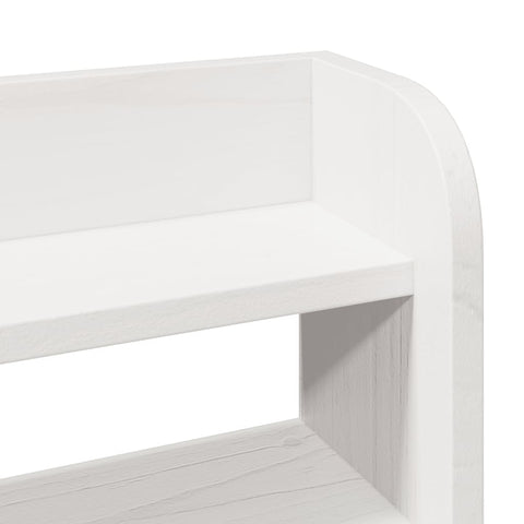 vidaXL Bed Frame without Mattress White 90x190 cm Single Solid Wood Pine