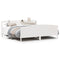 vidaXL Bed Frame without Mattress White 200x200 cm Solid Wood Pine