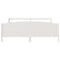 vidaXL Bed Frame without Mattress White 200x200 cm Solid Wood Pine