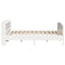 vidaXL Bed Frame without Mattress White 200x200 cm Solid Wood Pine
