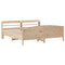 vidaXL Bed Frame without Mattress 180x200 cm Super King Solid Wood Pine