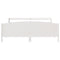 vidaXL Bed Frame without Mattress White 180x200 cm Super King Solid Wood Pine