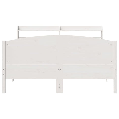 vidaXL Bed Frame without Mattress White 160x200 cm Solid Wood Pine
