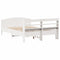vidaXL Bed Frame without Mattress White 160x200 cm Solid Wood Pine