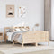 vidaXL Bed Frame without Mattress 150x200 cm King Size Solid Wood Pine