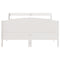 vidaXL Bed Frame without Mattress White 150x200 cm King Size Solid Wood Pine