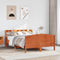 vidaXL Bed Frame without Mattress Wax Brown 150x200 cm King Size Solid Wood Pine