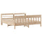 vidaXL Bed Frame without Mattress 200x200 cm Solid Wood Pine
