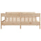 vidaXL Bed Frame without Mattress 200x200 cm Solid Wood Pine