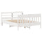 vidaXL Bed Frame without Mattress White 160x200 cm Solid Wood Pine