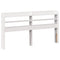 vidaXL Bed Frame without Mattress White 160x200 cm Solid Wood Pine