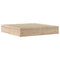 vidaXL Bed Frame with Headboard 200x200 cm Solid Wood Pine