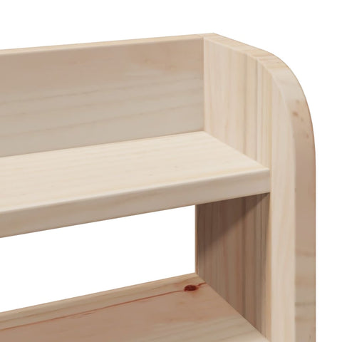 vidaXL Bed Frame with Headboard 160x200 cm Solid Wood Pine