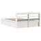 vidaXL Bed Frame with Headboard White 160x200 cm Solid Wood Pine