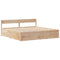 vidaXL Bed Frame without Mattress 200x200 cm Solid Wood Pine