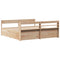 vidaXL Bed Frame without Mattress 200x200 cm Solid Wood Pine