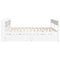 vidaXL Bed Frame without Mattress White 200x200 cm Solid Wood Pine