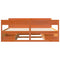 vidaXL Bed Frame without Mattress Wax Brown 180x200 cm Super King Solid Wood Pine