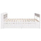 vidaXL Bed Frame without Mattress White 120x200 cm Solid Wood Pine