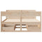 vidaXL Bed Frame without Mattress 140x190 cm Solid Wood Pine