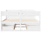 vidaXL Bed Frame without Mattress White 140x190 cm Solid Wood Pine