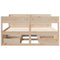 vidaXL Bed Frame without Mattress 120x190 cm Small Double Solid Wood Pine