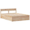 vidaXL Bed Frame without Mattress 120x190 cm Small Double Solid Wood Pine