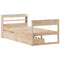 vidaXL Bed Frame without Mattress 90x190 cm Single Solid Wood Pine