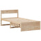 vidaXL Bed Frame without Mattress 75x190 cm Small Single Solid Wood Pine