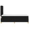 vidaXL Box Spring Bed with Headboard Black 100 x 200 cm Fabric
