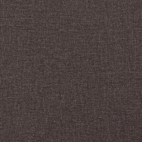 vidaXL Box Spring Bed with Headboard Dark brown 140 x 200 cm Fabric