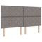 vidaXL Box Spring Bed with Headboard Taupe 180 x 200 cm Fabric