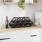 vidaXL Wine Rack for 9 Bottles - 63 x 16.5 x 25 cm - Powder-coated Steel